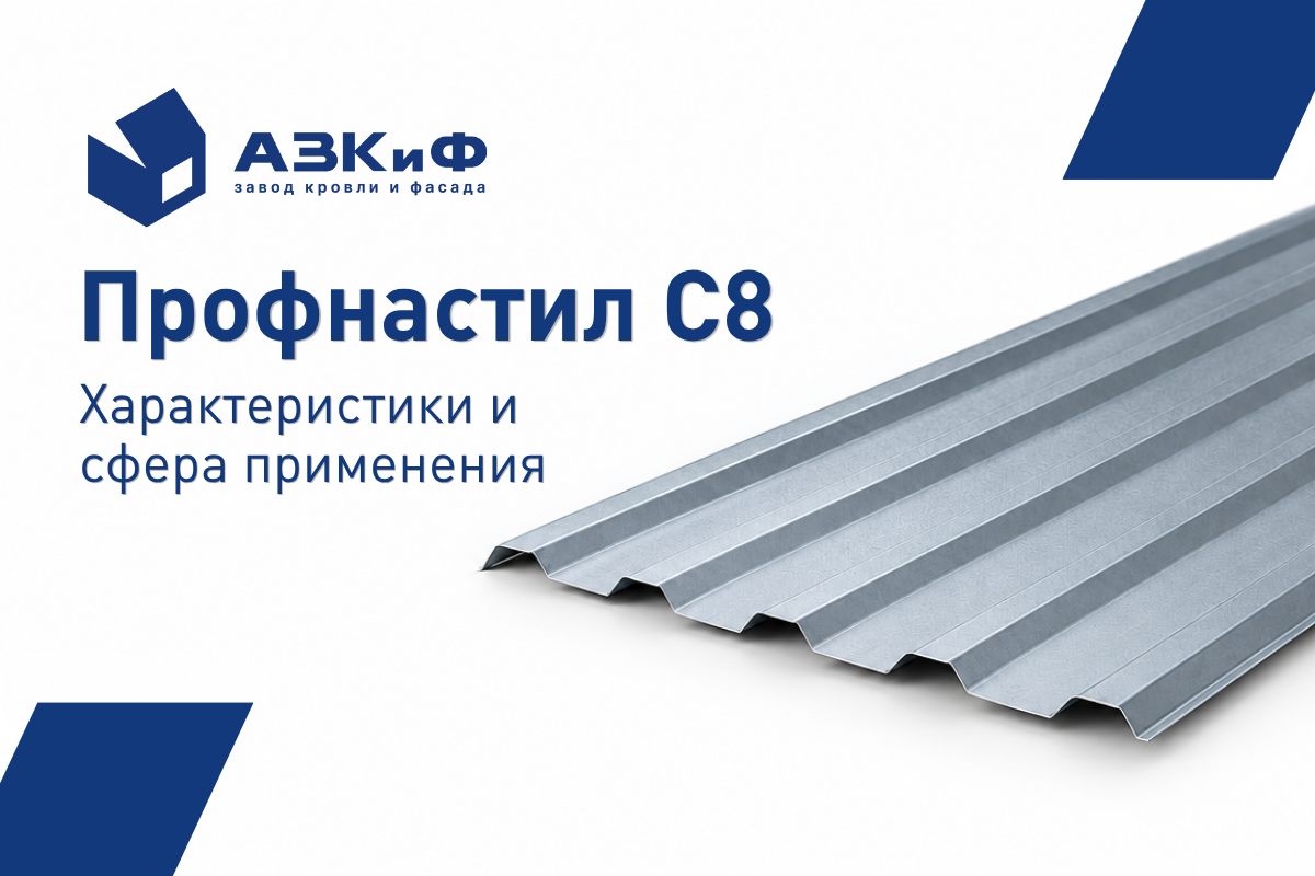 Профнастил С8: характеристики, сфера применения