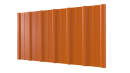 Профнастил НС16 1150/1100x0,3 мм, 2011 насыщенный оранжевый глянцевый