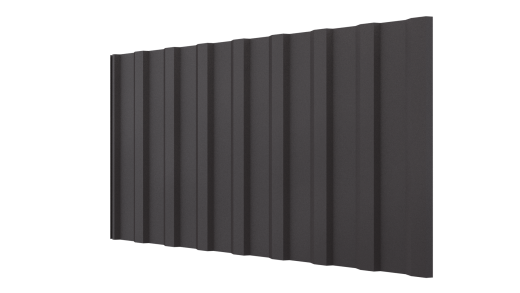 Профнастил С20R 1150/1100x0,45 мм, 8019 серо-коричневый матовый