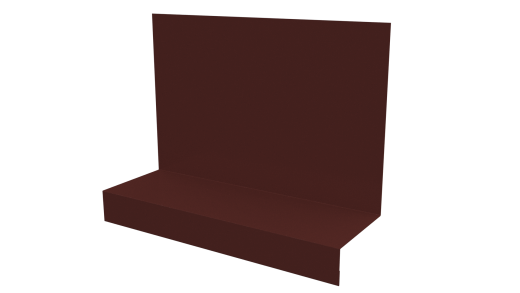 Примыкание боковое фальц 25x65x130 мм, 3009 оксид красный глянцевый