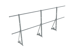 Ограждение ECONOM d-25 (круг) H-1200/3,0м универ (2 трубы) ТУ, 7024 графитовый серый