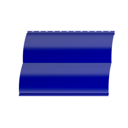 Металлосайдинг Блок хаус 383/355x0,45 мм, 5002 ультрамариново-синий глянцевый