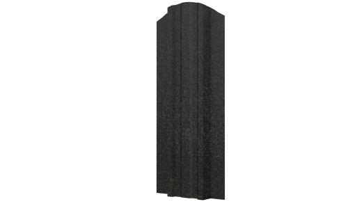 Штакетник Евротрапеция 117x0,45 мм, Картэн тёмный