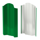 Штакетник М-образный Престиж 118x0,45 мм, 6002 лиственно-зеленый глянцевый