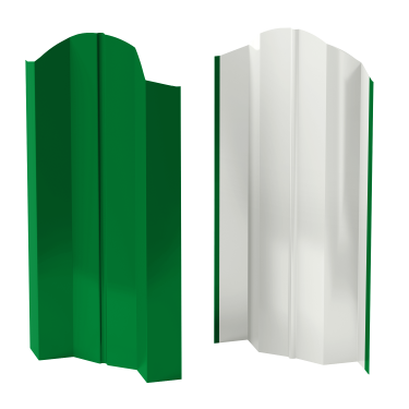 Штакетник М-образный Престиж 118x0,4 мм, 6002 лиственно-зеленый глянцевый