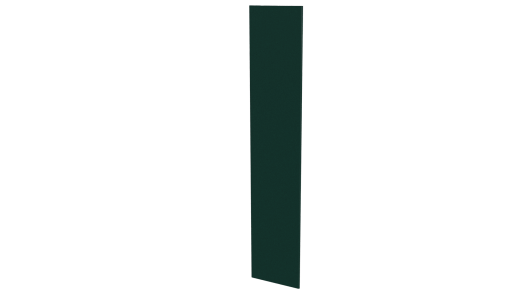 Крепежная планка 10x40x10 мм, 6005 зеленый мох глянцевый
