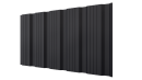 Профнастил К20 1195/1130x0,5 мм, 9005 черный янтарь матовый