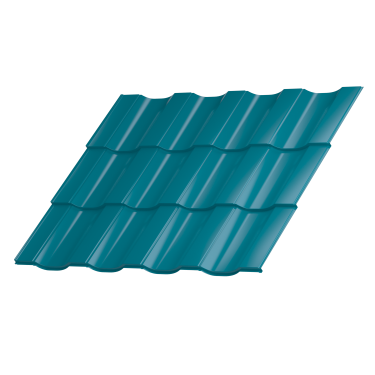 Профиль Орион 30 1200/1150x0,4 мм, 5021 водная синь глянцевый