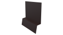 Планка стартовая фальц 135x30x55 мм, 8017 шоколадно-коричневый PUR Pruf