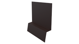 Планка стартовая фальц 135x30x55 мм, 8017 шоколадно-коричневый PUR Pruf
