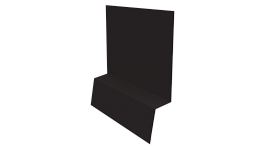 Планка стартовая фальц 135x30x55 мм, 8019 серо-коричневый глянцевый