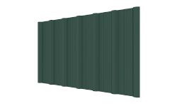Профнастил НС16 1150/1100x0,45 мм, 6005 зеленый мох матовый