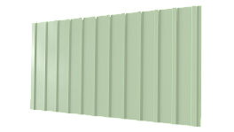 Профнастил С10 1170/1100x0,4 мм, 6019 бело-зеленый глянцевый