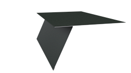 Планка карнизная фальц 130x80 мм, 6009 пихтовый зеленый матовый