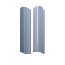 Штакетник Европланка Престиж 131x0,45 мм, 7024 графитовый серый глянцевый