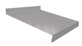 Отлив простой 20х200х20 мм, 8004 медно-коричневый глянцевый