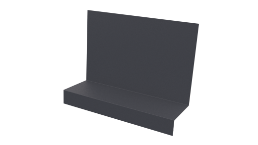 Примыкание боковое фальц 25x65x130 мм, 7024 графитовый серый PUR Pruf