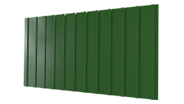 Профнастил С10 1170/1100x0,4 мм, 6002 лиственно-зеленый глянцевый