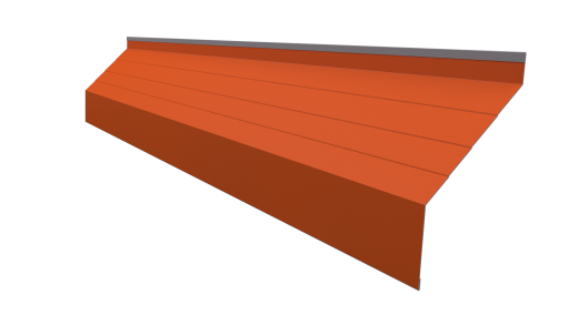 Ламель Юкка 110x0,45 мм, 2004 оранжевый глянцевый