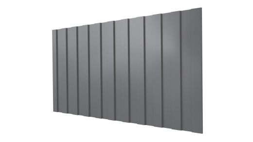 Профнастил С8 1200/1150x0,4 мм, 7037 пыльно-серый глянцевый