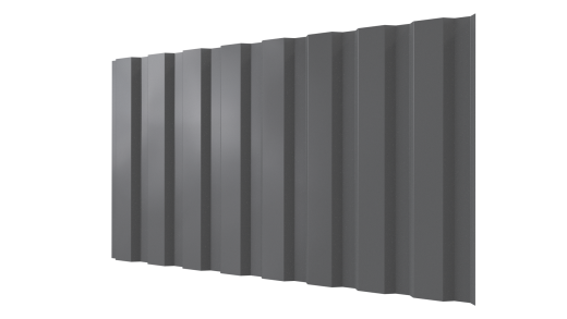 Профнастил С20A 1150/1100x0,45 мм, 7037 пыльно-серый глянцевый