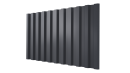 Профнастил С21 1051/1000x0,3 мм, 7024 графитовый серый глянцевый