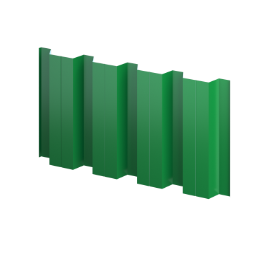 Профнастил Н60 902/845x0,5 мм, 6002 лиственно-зеленый глянцевый