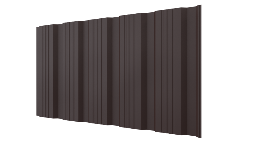 Профнастил К20 1185/1120x0,45 мм, 8017 шоколадно-коричневый матовый