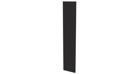 Крепежная планка 10x40x10 мм, 8019 серо-коричневый глянцевый