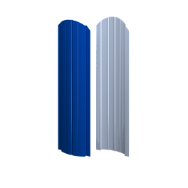 Штакетник Европланка Престиж 131x0,4 мм, 5005 сигнальный синий глянцевый