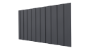 Профнастил С8 1200/1150x0,45 мм, 7024 графитовый серый матовый