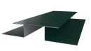 Планка стыковочная сложная Блок-хаус 110x2000 мм, 6005 зеленый мох глянцевый