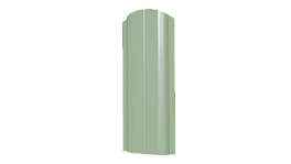Штакетник Европланка 110x0,5 мм, 6019 бело-зеленый глянцевый