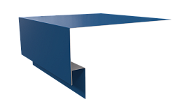 Планка околооконная 200х75х20 мм, 5015 небесно-синий глянцевый