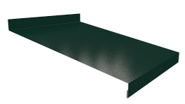 Отлив простой 20х250х20 мм, 6019 бело-зеленый глянцевый