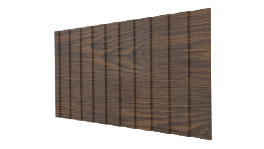 Профнастил С8 1200/1150х0,45 мм, Дуб Локарно 3D