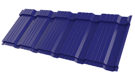 Металлочерепица Каскад 1185/1150x0,5 мм, 5002 ультрамариново-синий глянцевый