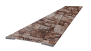 Крепежная планка 10x40x10 мм, Дикий камень