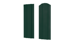 Штакетник Евротрапеция 110x0,5 мм, 6005 зеленый мох глянцевый