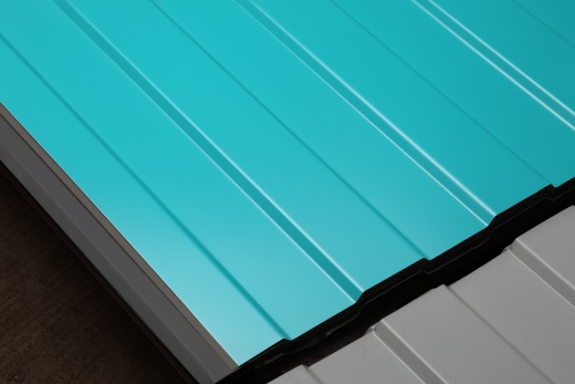 Профнастил С8 1200/1150x0,65 мм, 5021 водная синь глянцевый