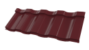 Металлочерепица Геркулес 30 1200/1150x0,5 мм, 3005 винно-красный глянцевый
