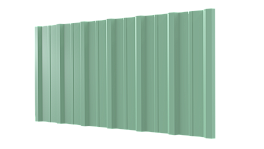 Профнастил НС16 1150/1100x0,4 мм, 6019 бело-зеленый глянцевый