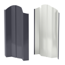 Штакетник М-образный Престиж 118x0,5 мм, 7005 мышино-серый глянцевый