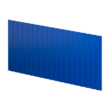 Профнастил С8 1200/1150x0,3 мм, 5005 сигнальный синий глянцевый