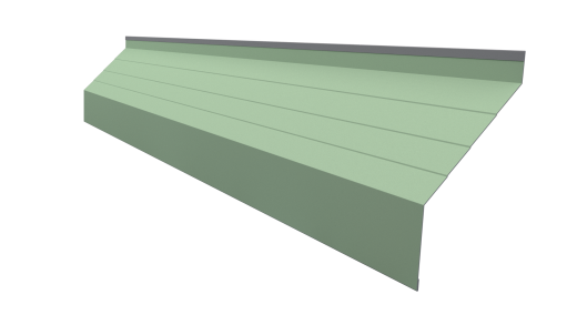 Ламель Юкка 110x0,45 мм, 6019 бело-зеленый глянцевый