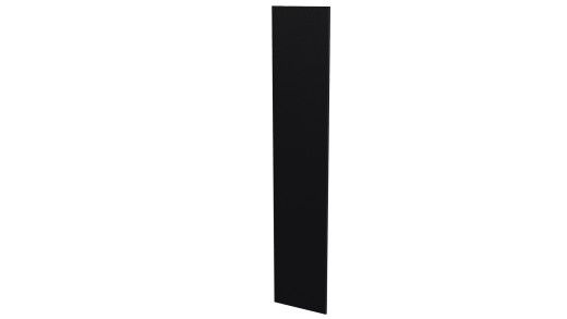 Крепежная планка 10x40x10 мм, 9005 черный янтарь матовый
