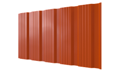 Профнастил К20 1185/1120x0,4 мм эконом, 2004 оранжевый глянцевый