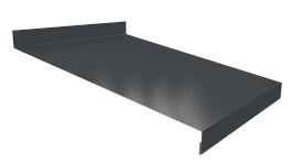 Отлив простой 20х250х20 мм, 7024 графитовый серый глянцевый