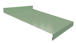 Отлив простой 20х250х20 мм, 6029 мятно-зеленый глянцевый