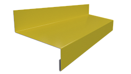 Отлив простой 20х50х20 мм, 2004 оранжевый глянцевый